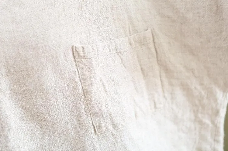 Loose Cotton and Linen Shirt | Zen
