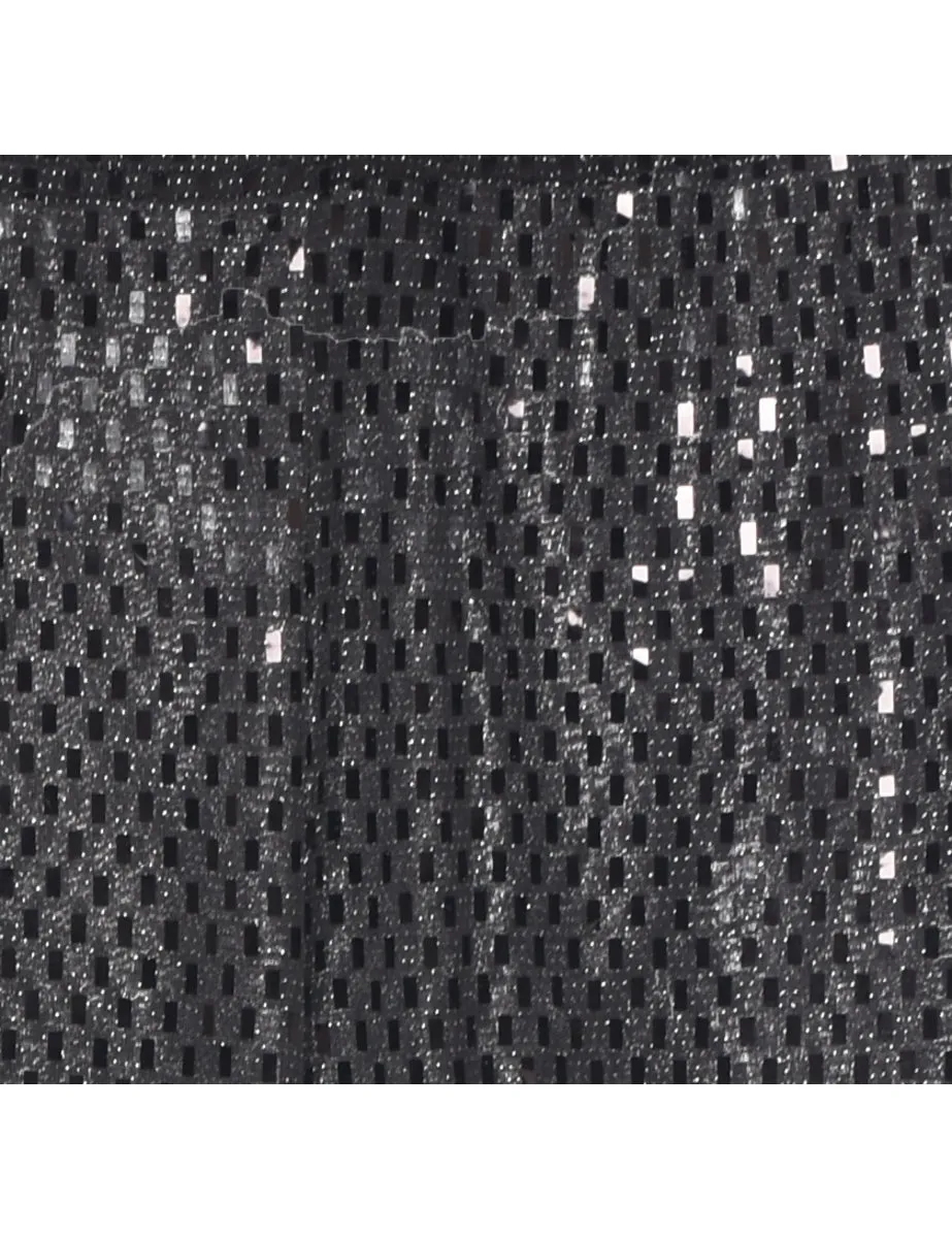 Lurex Thread Pattern Trousers - W28 L34