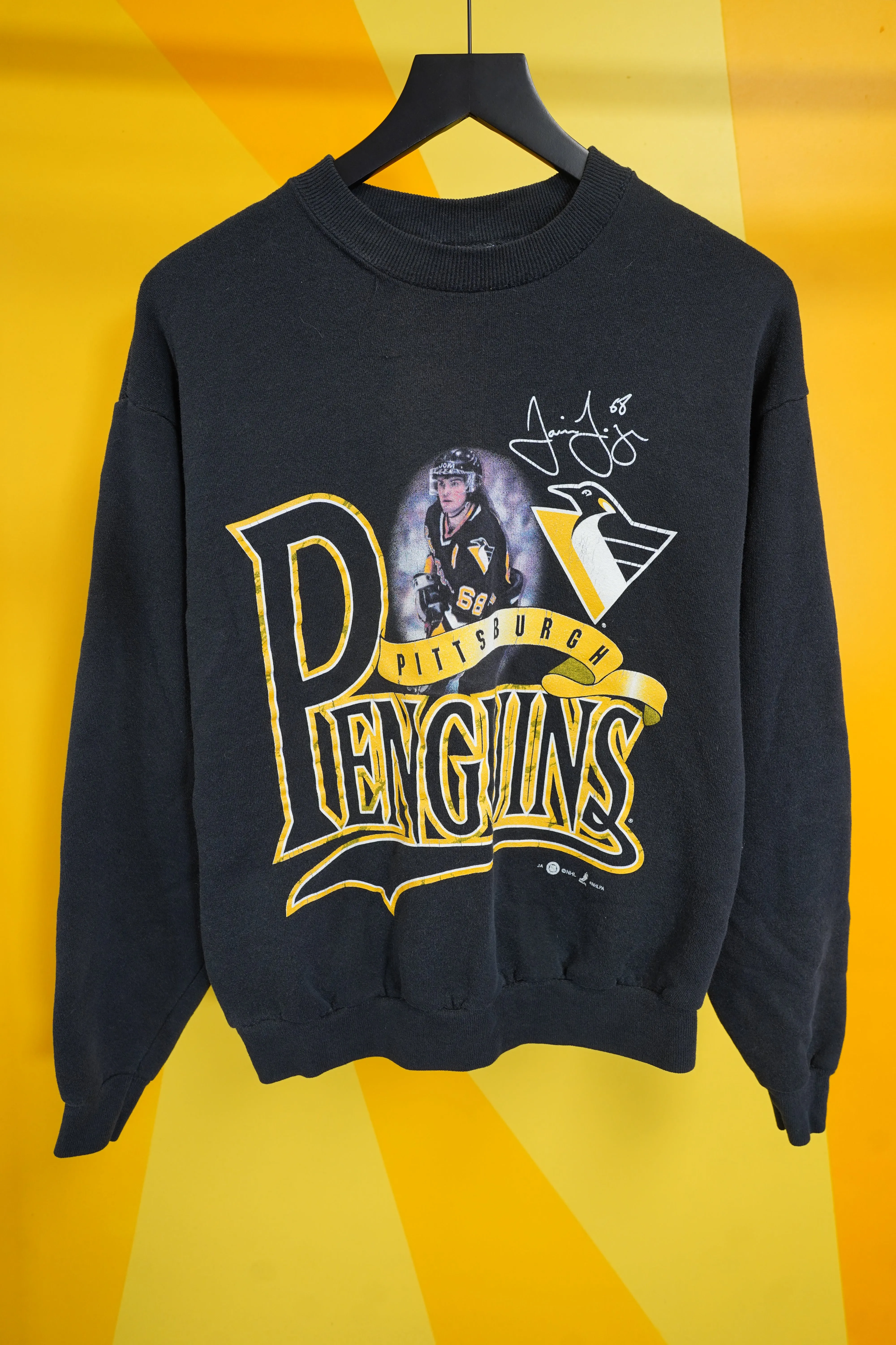 (M) Vtg Pittsburgh Penguins Crewneck