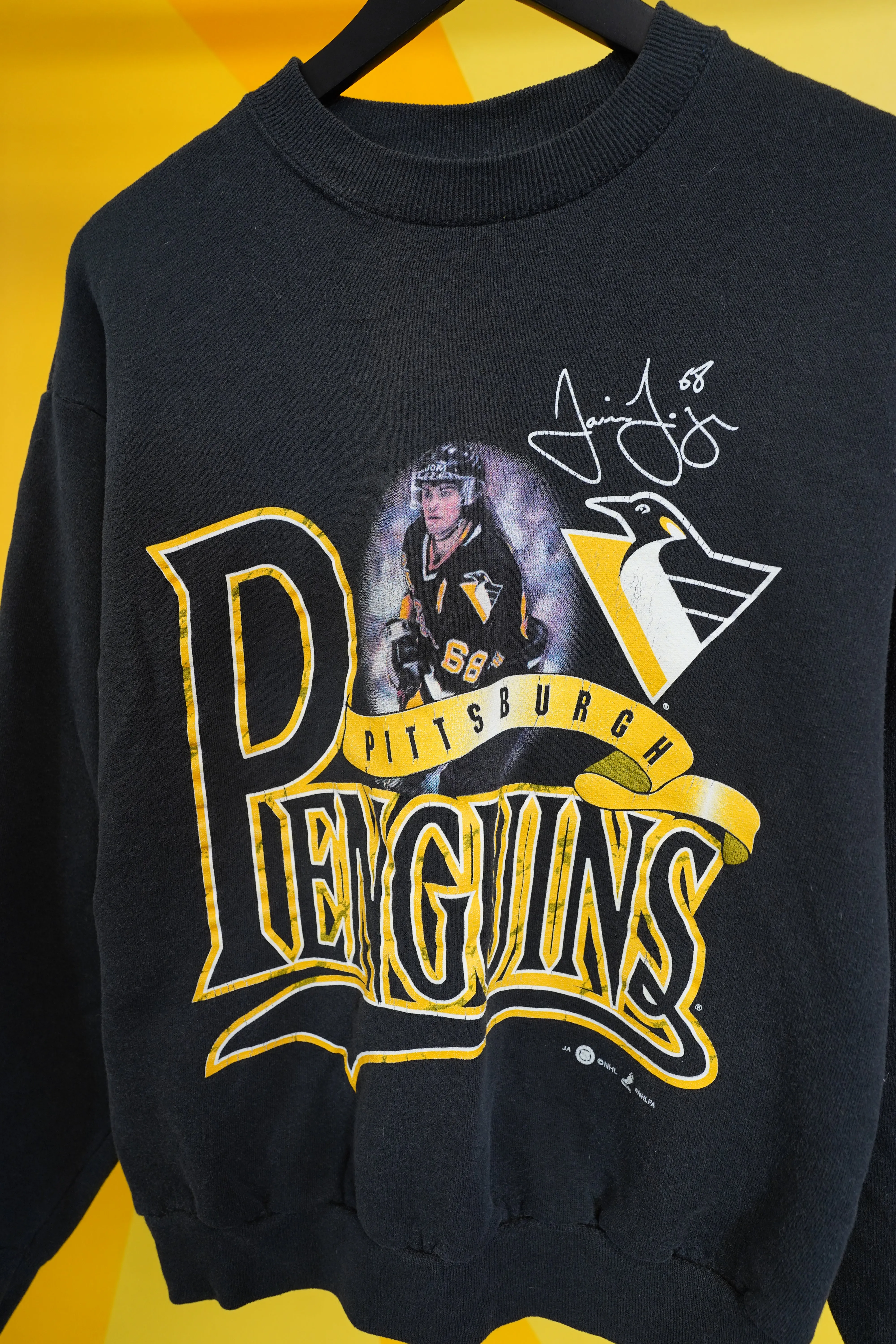 (M) Vtg Pittsburgh Penguins Crewneck