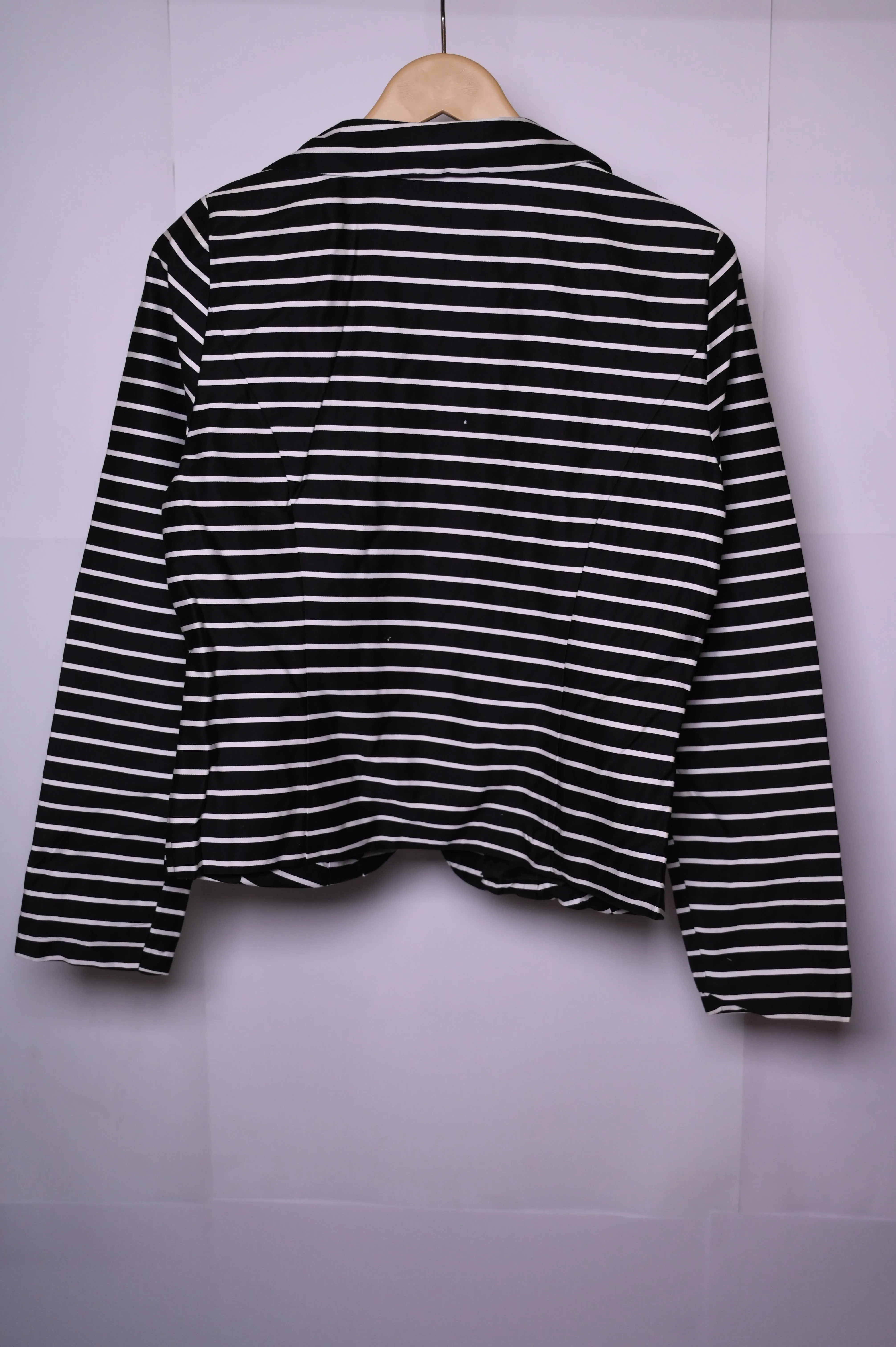 Madison Michelle Black and White Coat