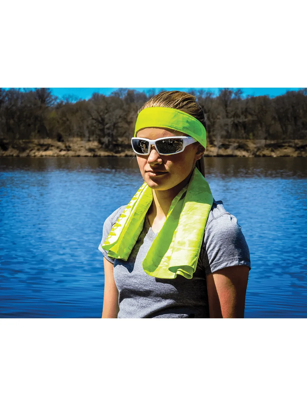 Maki® Silver Mirror Anti-Fog Lens, Shiny White Frame Safety Glasses - LIMITED STOCK - BH14187AF