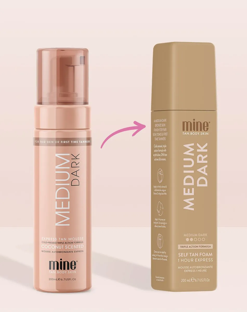 Medium Dark Self Tan Foam