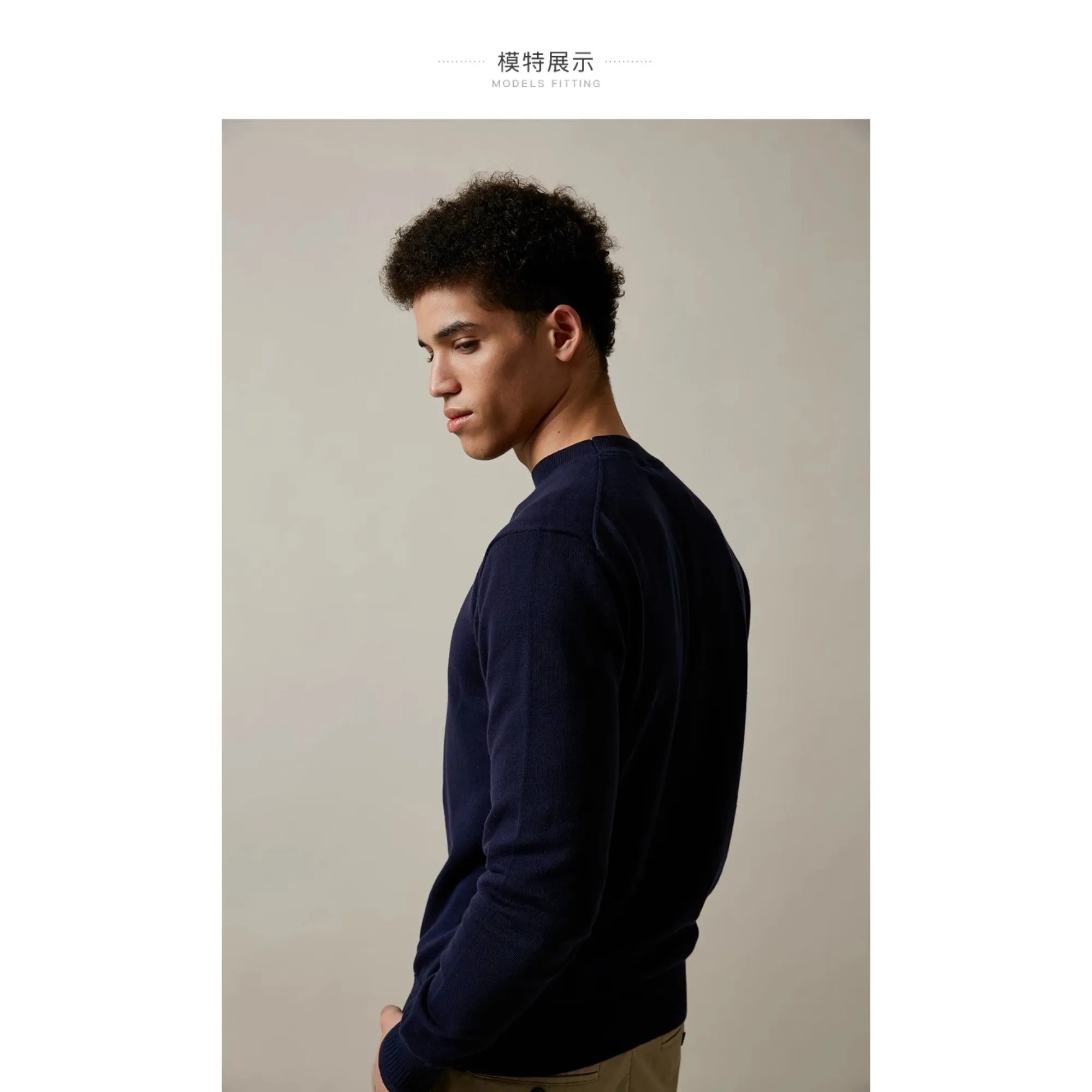 Men Mmk-Surfi- Long Sleeve Sweater - Navy