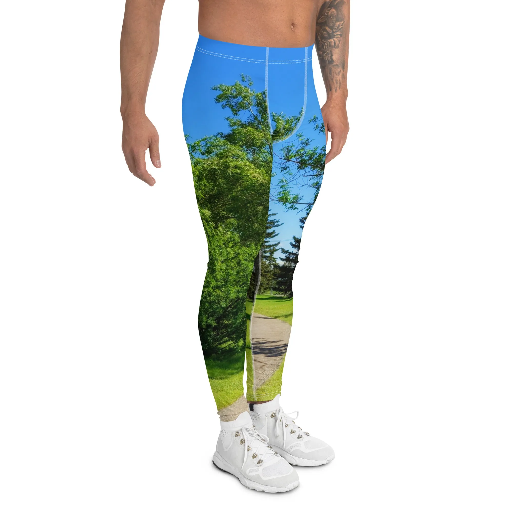 Men's Leggings - Calgary in the Summer