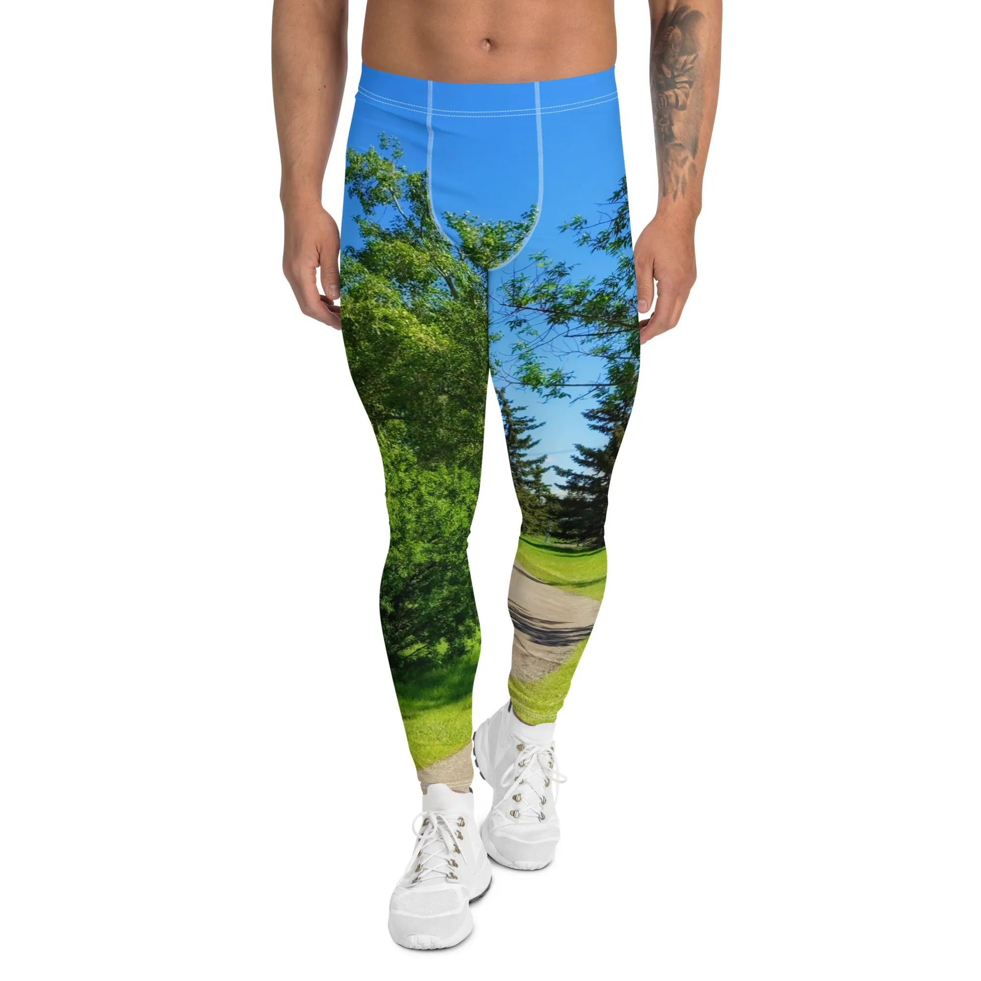 Men's Leggings - Calgary in the Summer
