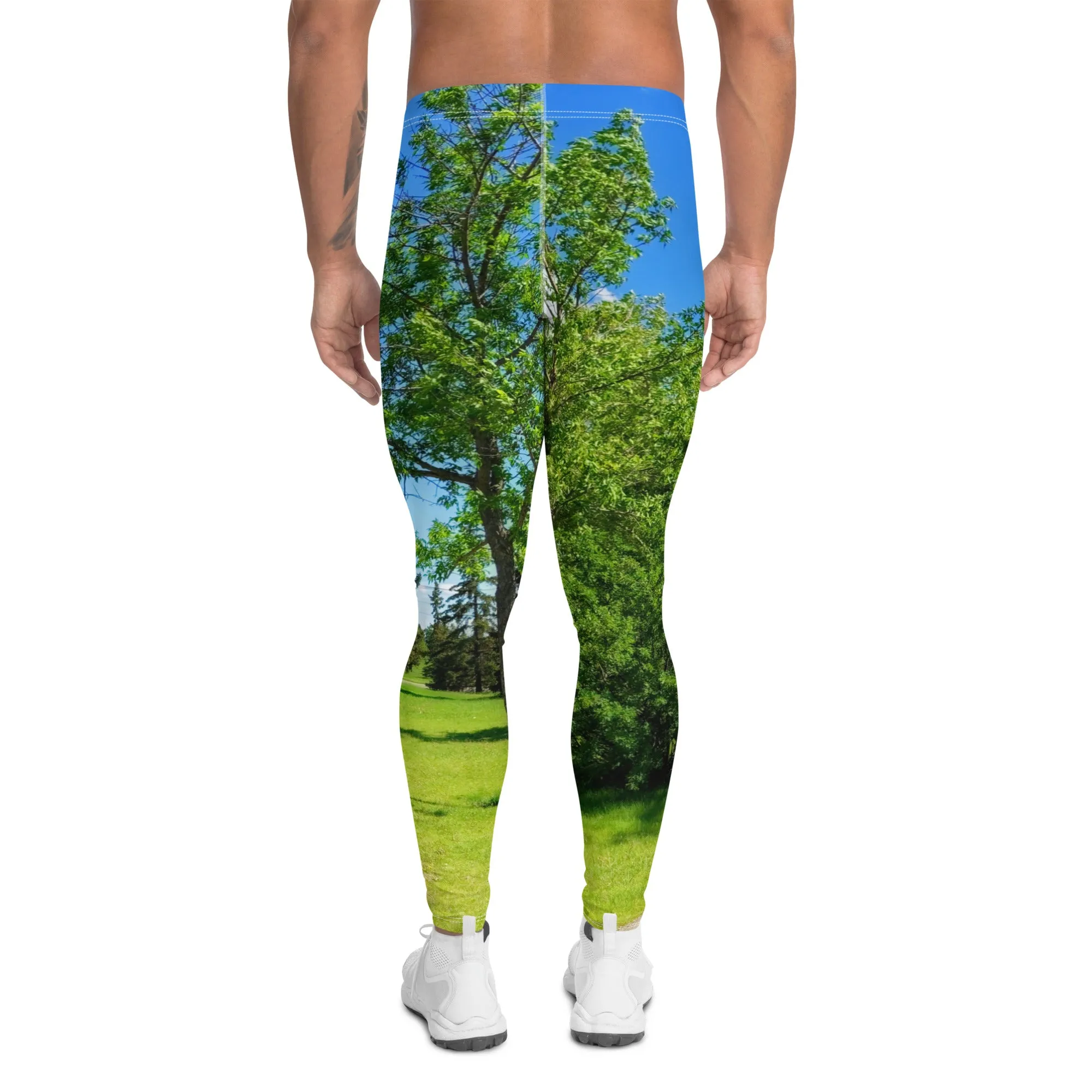 Men's Leggings - Calgary in the Summer