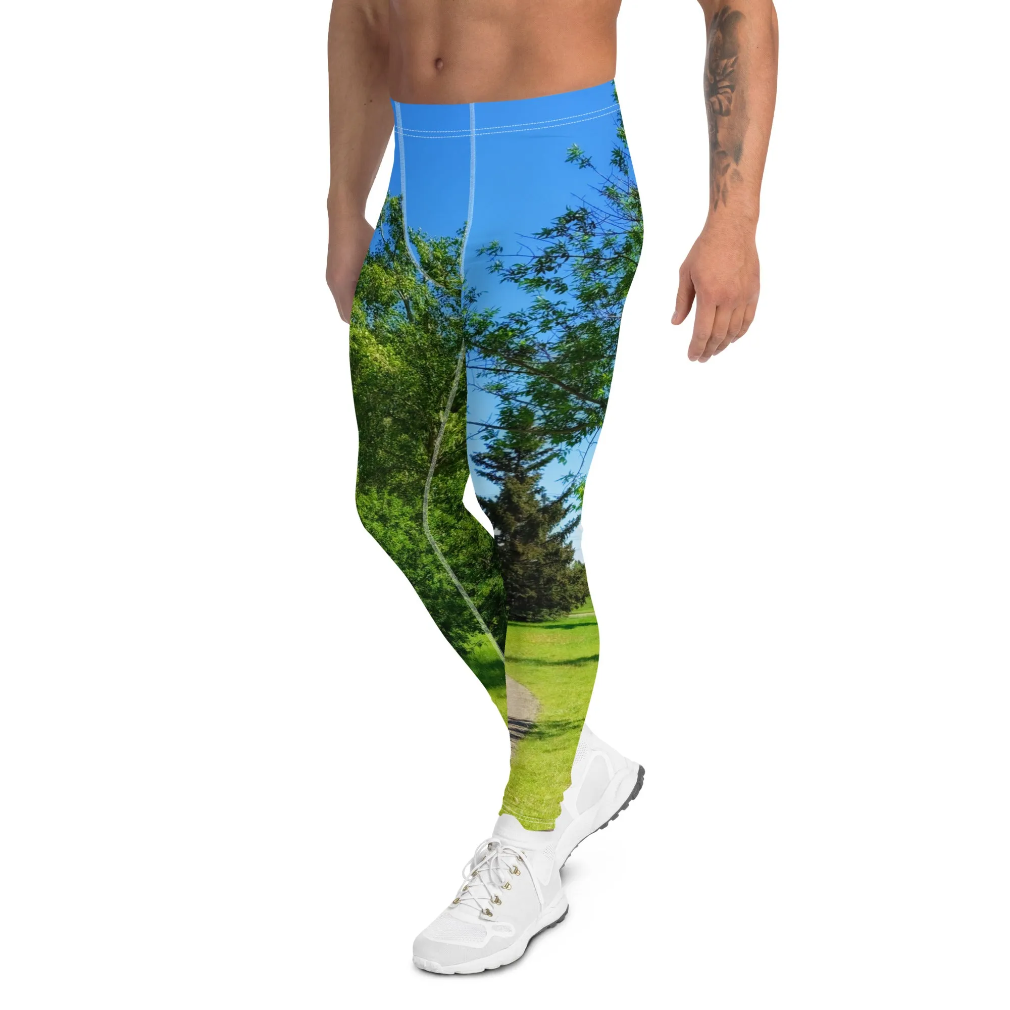 Men's Leggings - Calgary in the Summer