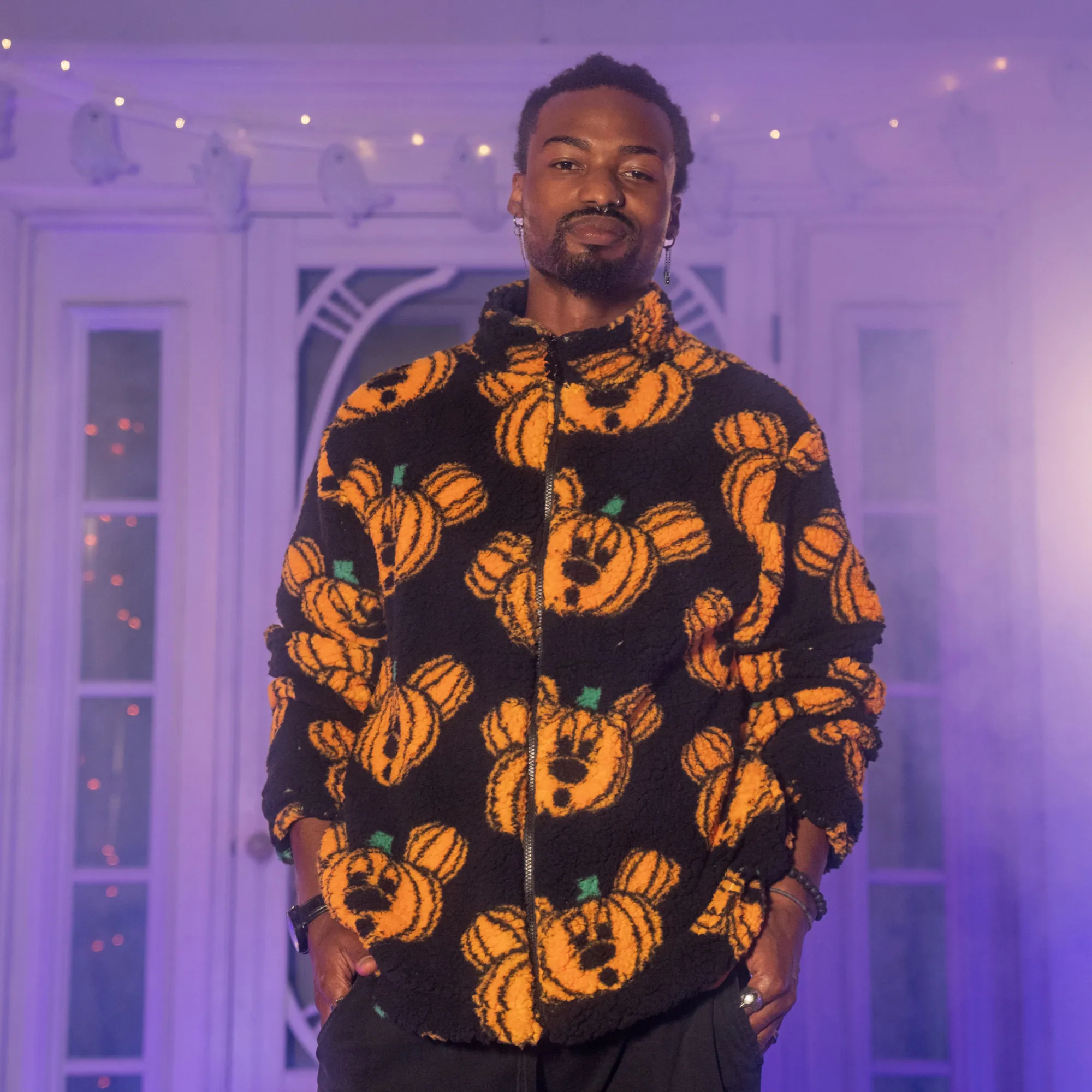 Mickey Pumpkin Teddy Jacket