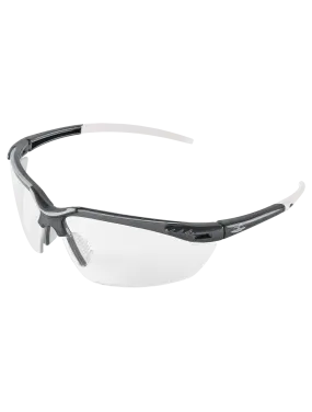 Mojarra® Clear Anti-Fog Lens, Shiny Pearl Gray Frame Safety Glasses - BH1191AF