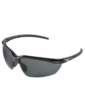 Mojarra® Dark Smoke Anti-Fog Lens, Crystal Black Frame Safety Glasses - BH1133AF