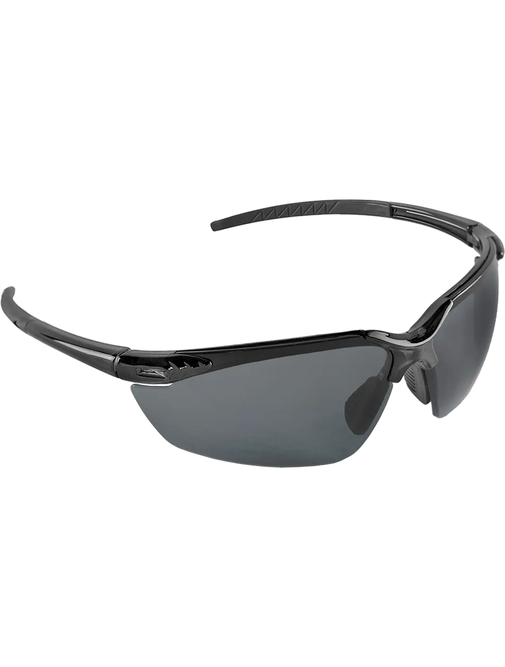 Mojarra® Dark Smoke Anti-Fog Lens, Crystal Black Frame Safety Glasses - BH1133AF
