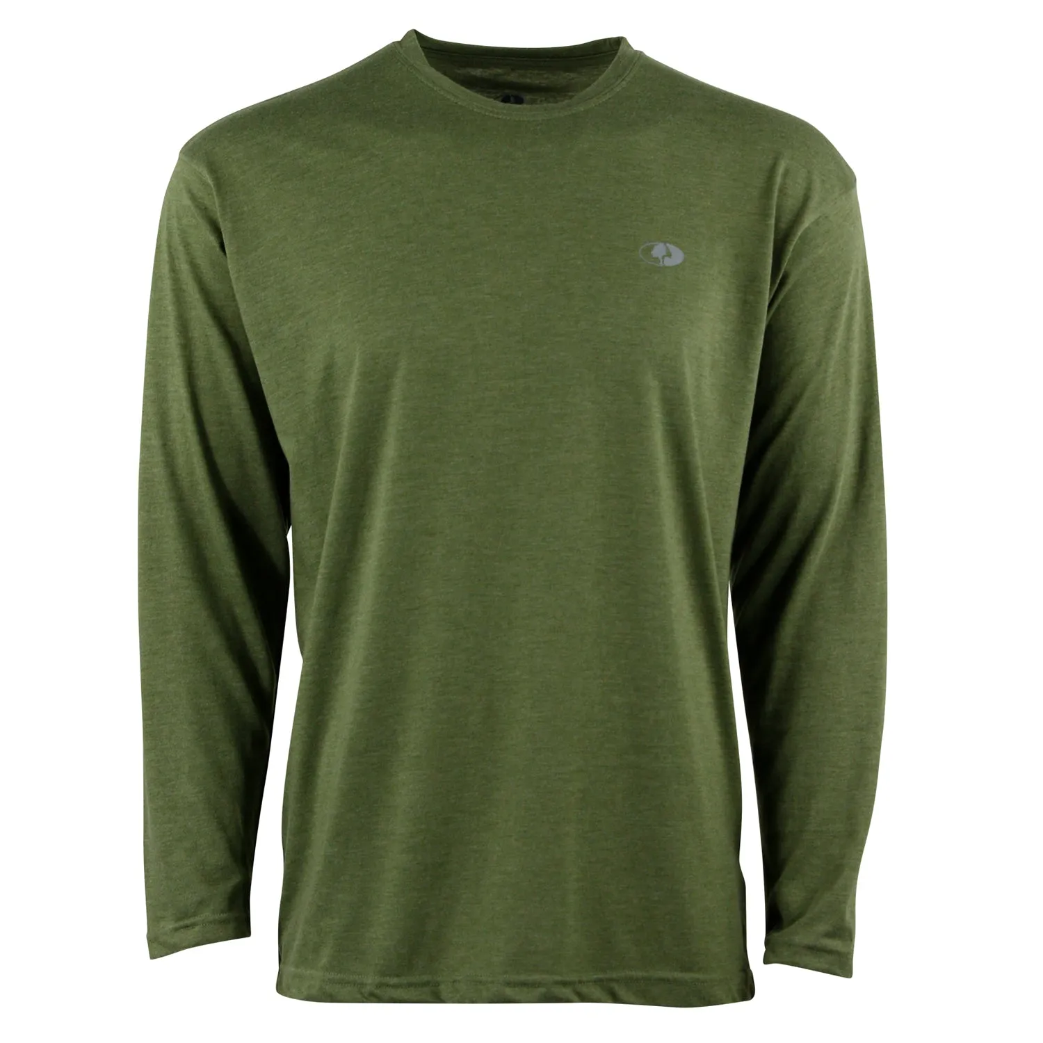 Mossy Oak Long Sleeve Tri-Blend Tee