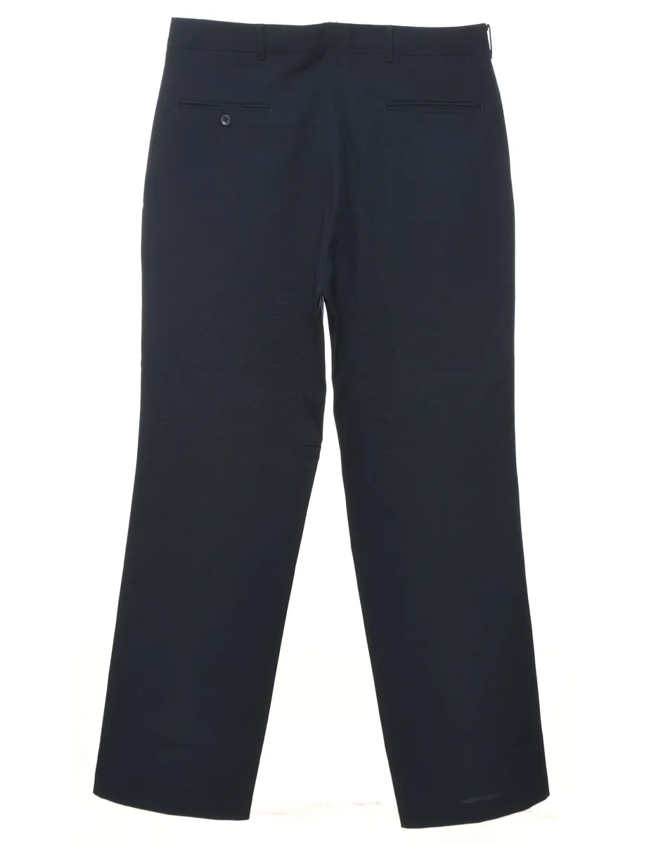Navy Classic Trousers - W34 L31