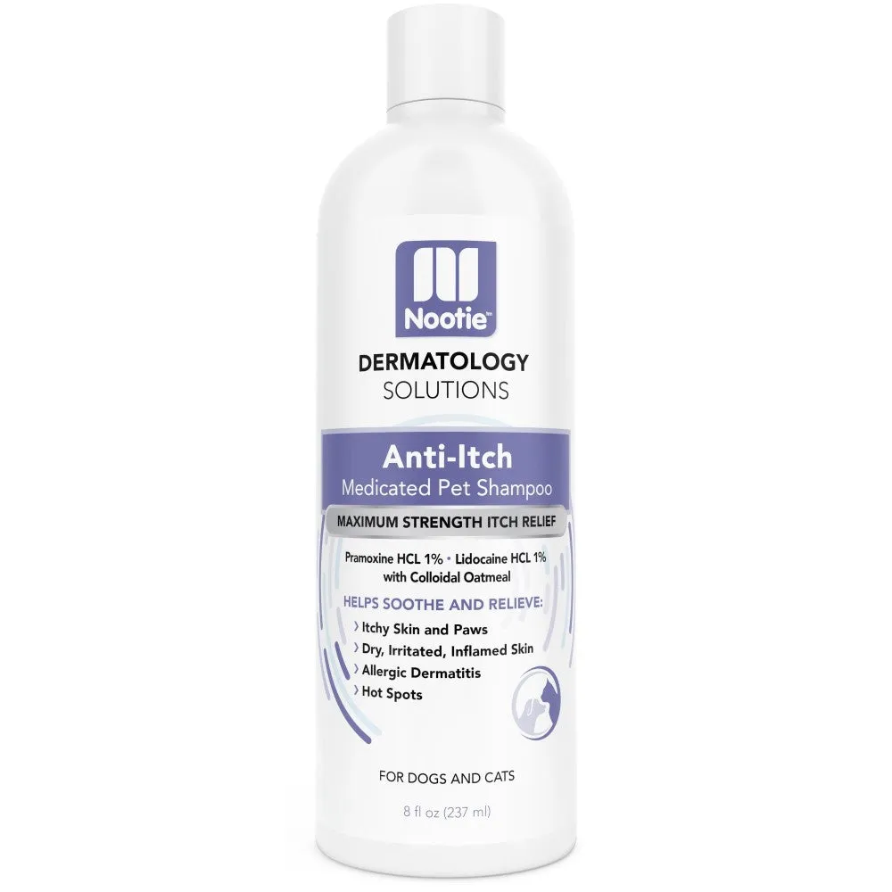 Nooties Dermatology Itch Relief Medicated Pet Shampoo 8 oz.