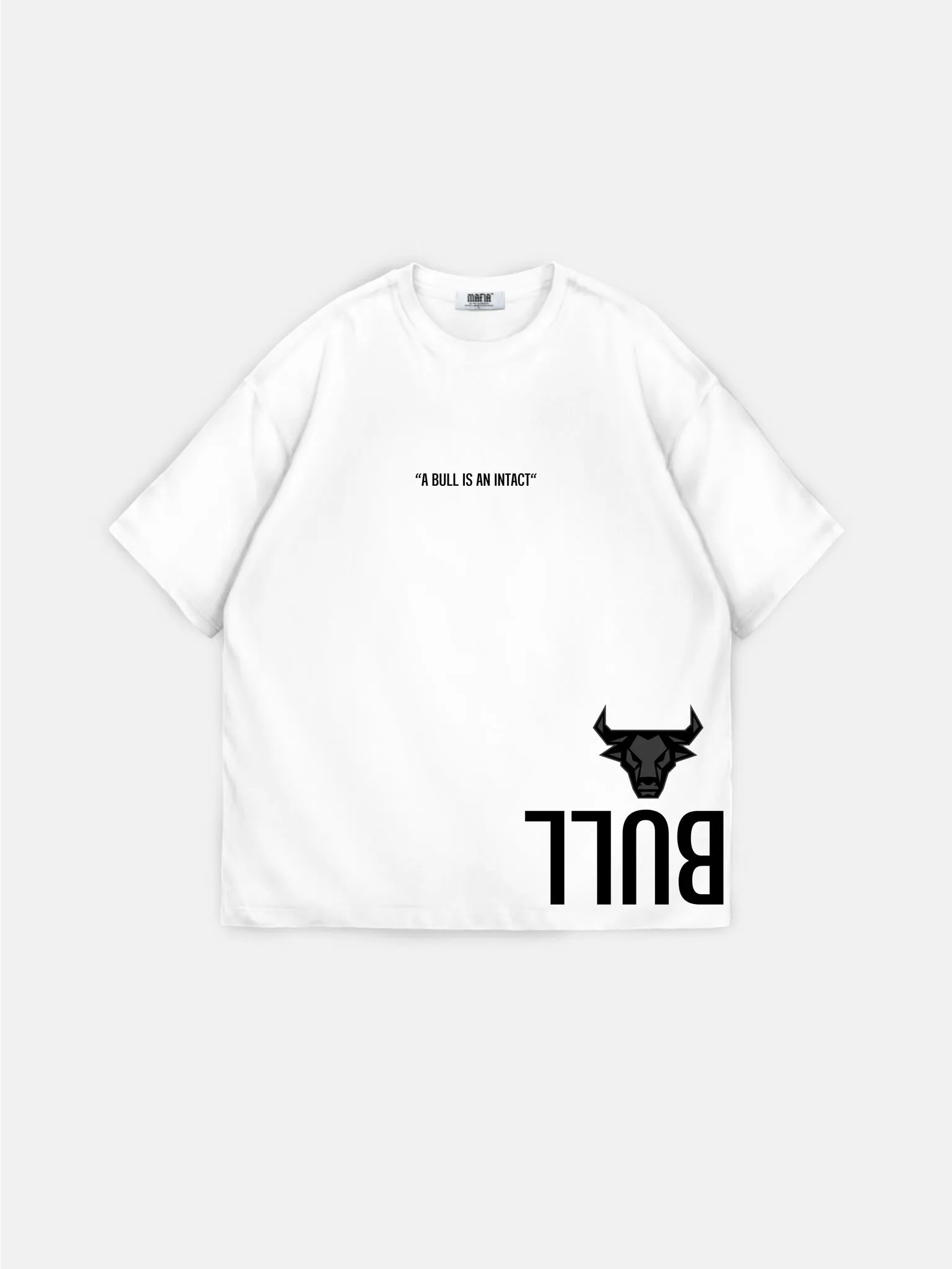 Oversize Bull T-shirt - White and Black
