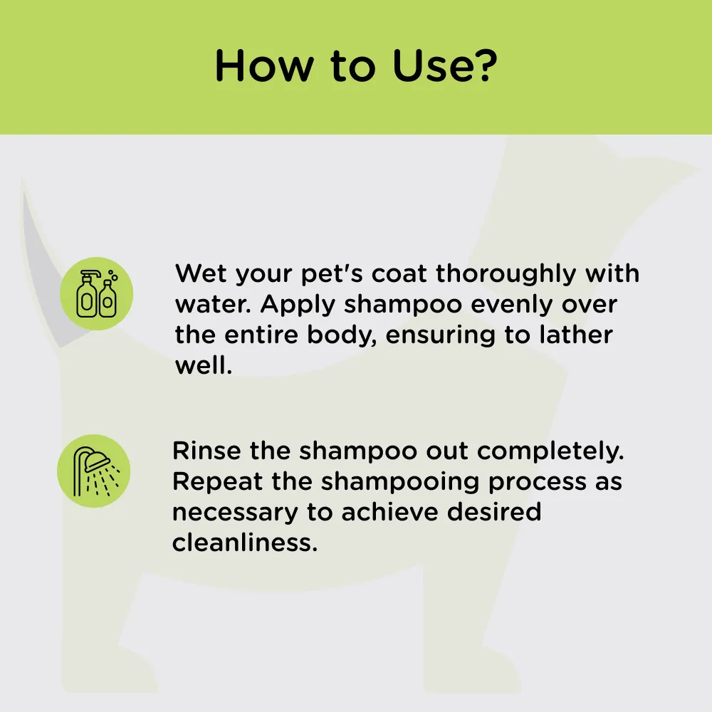 Pet And Parents 2 in 1 Anti Tick Tearless Vanilla Shampoo & Conditioner for Dogs and Cats
