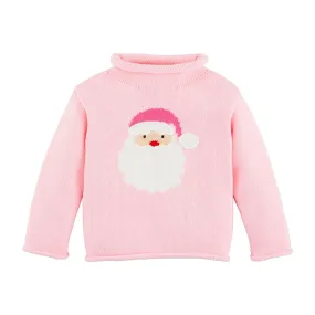 Pink Santa Rollneck Sweater