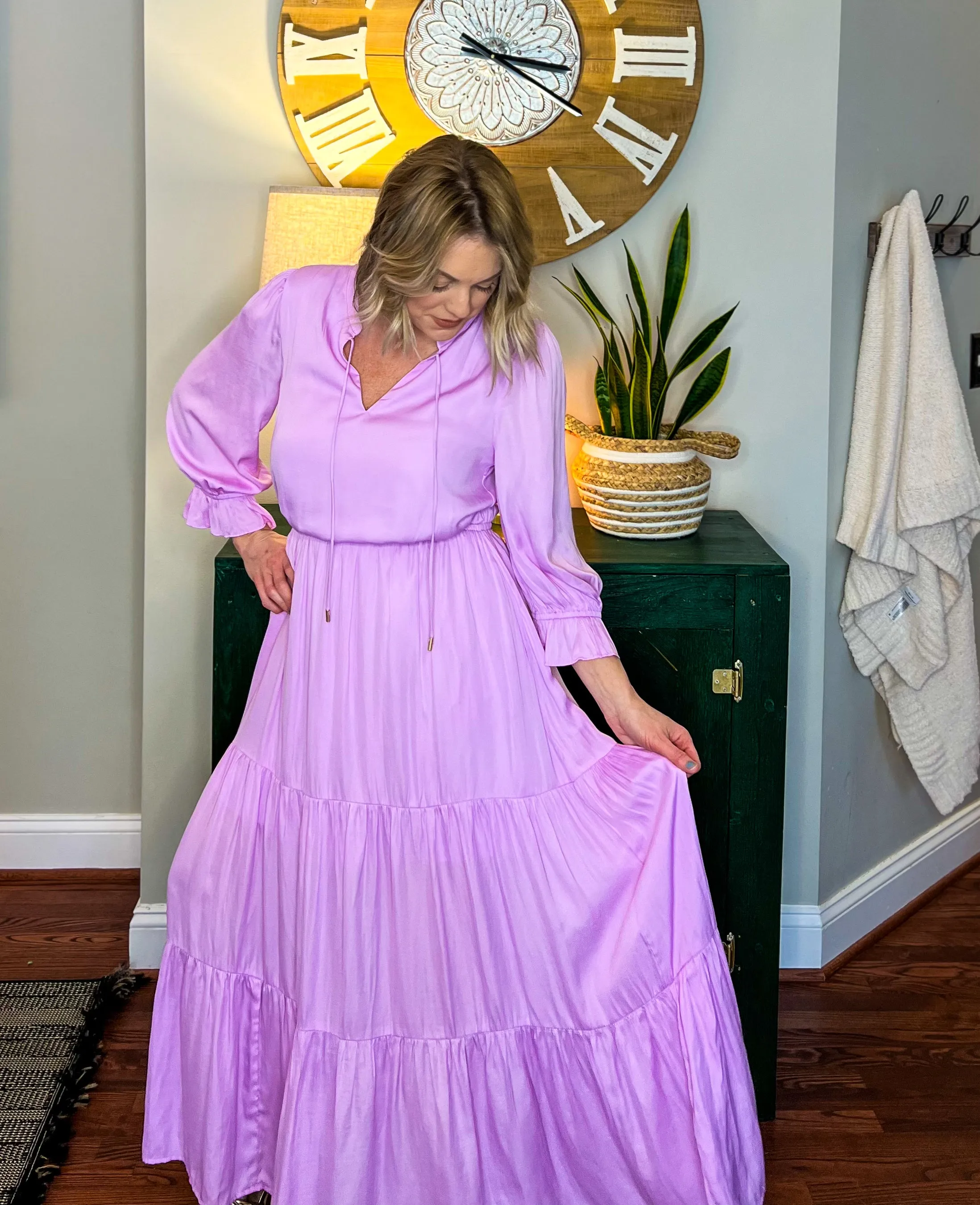 Pretty In Lavender Maxi Dress