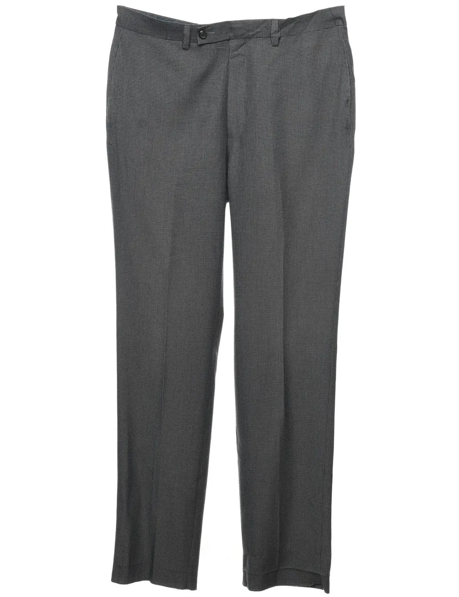 Ralph Lauren Black & Grey Trousers - W36 L35
