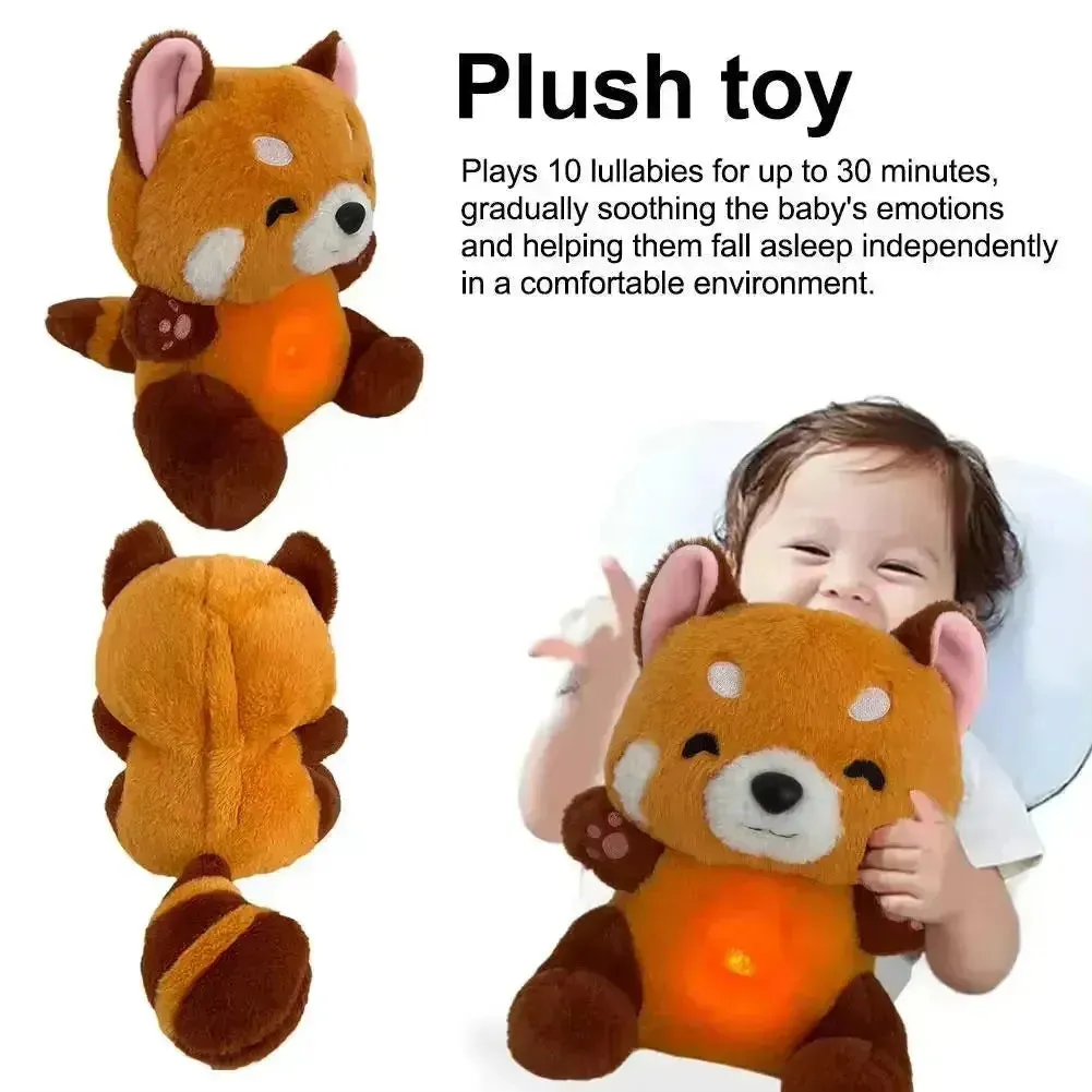 Red Panda Musical Breathing Teddy Plushie