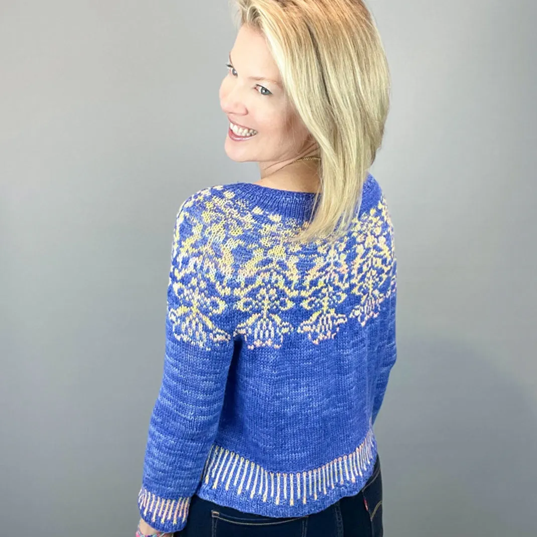Rock the Casbah Sweater Knitting Kit | Artyarns Merino Cloud & Knitting Pattern