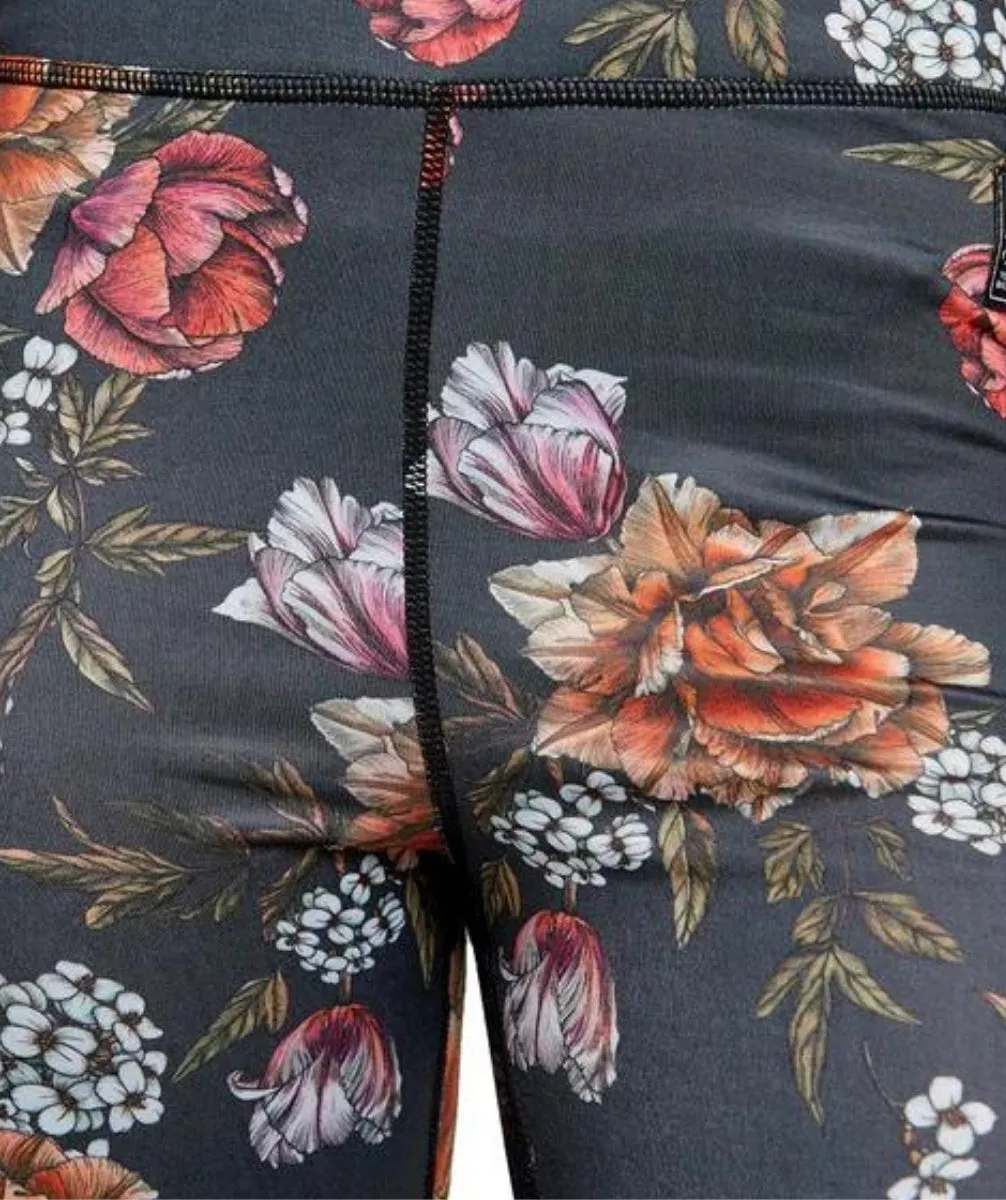 Rojo Tranquility 7/8 Womens Plus Size Thermal Pants Bouquet Sizes 3XL - 5XL
