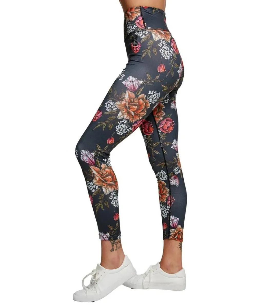 Rojo Tranquility 7/8 Womens Plus Size Thermal Pants Bouquet Sizes 3XL - 5XL