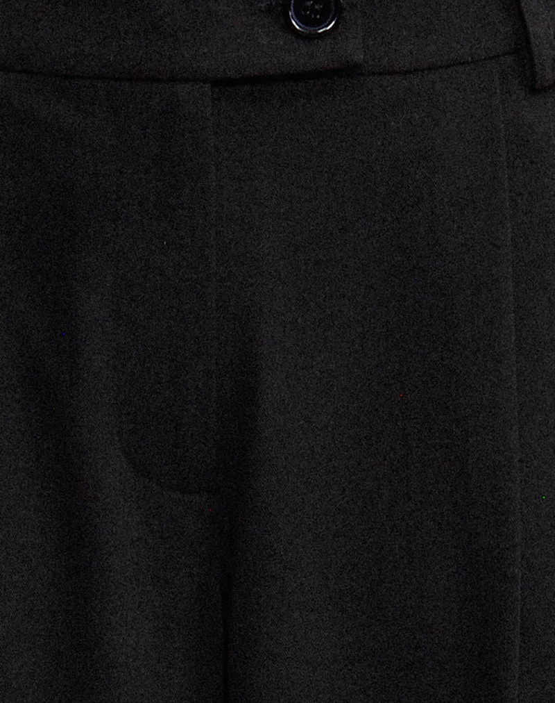 Sakira Oversized Wide Leg Trousers in Black