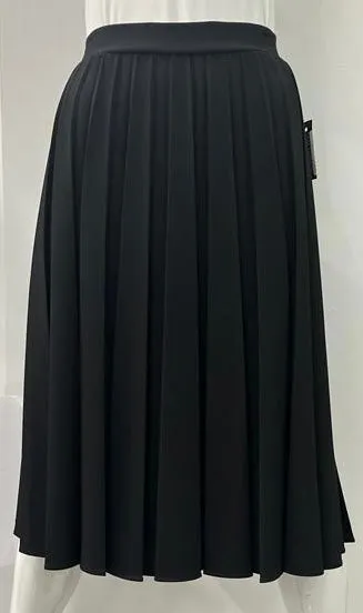 SAMS FASHION DOUBLE PLEATED SKIRT BLACK