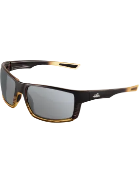 Sawfish™ Silver Mirror Anti-Fog Lens, Tortoise/Black Frame Safety Glasses - BH2677AF