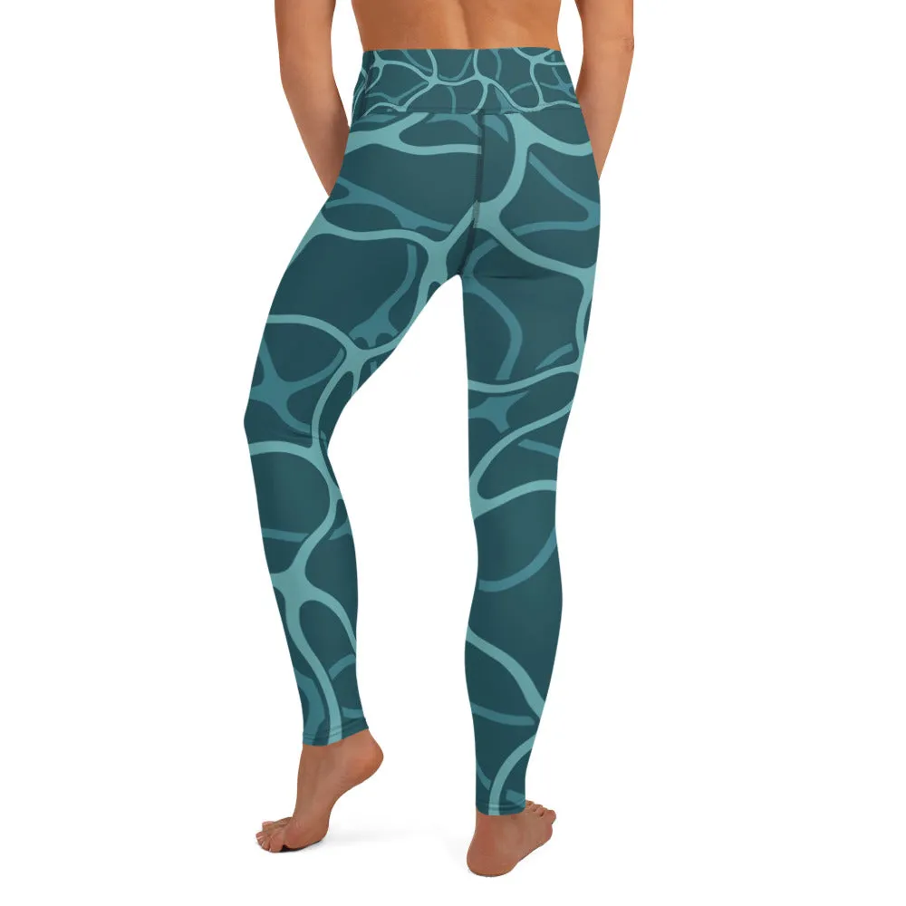 Sea Inspired Yoga Leggings