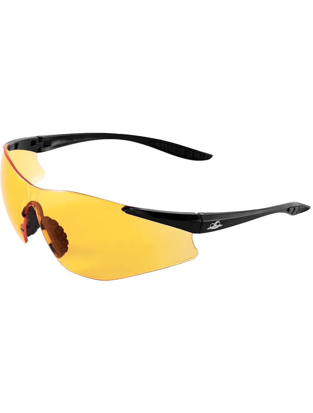 Snipefish® Orange Anti-Fog Lens, Matte Black Frame Safety Glasses - BH7615AF