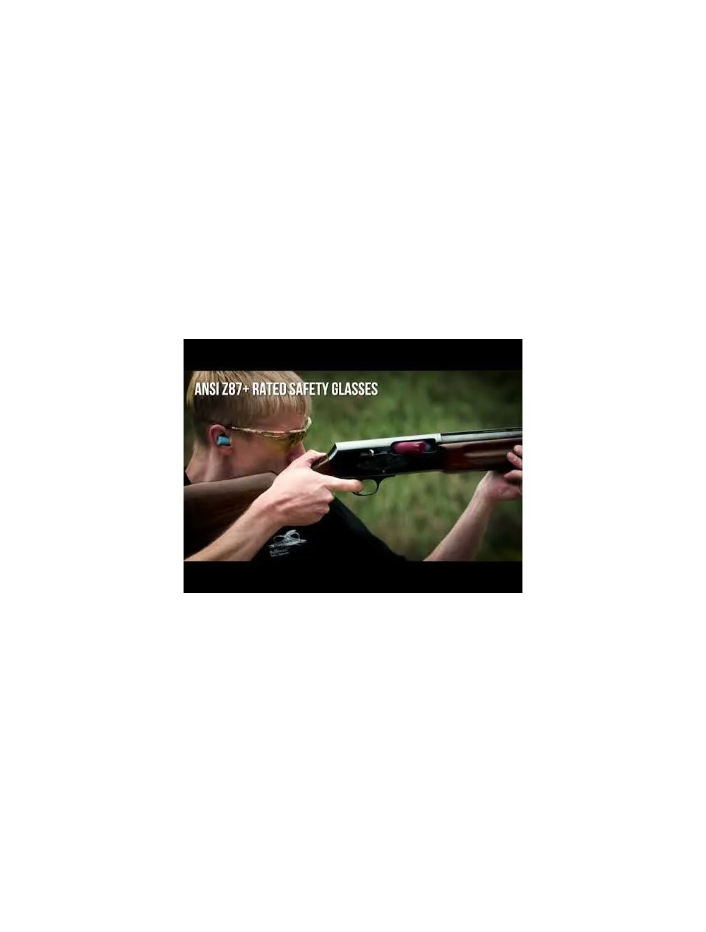 Snipefish® Smoke Anti-Fog Lens, Matte Black Frame Safety Glasses - BH763AF