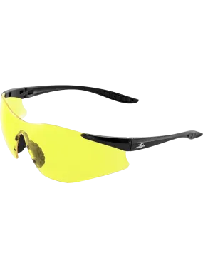 Snipefish® Yellow Anti-Fog Lens, Matte Black Frame Safety Glasses - LIMITED STOCK - BH764AF