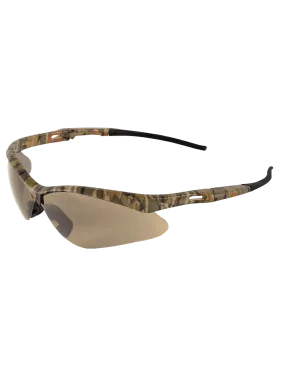 Spearfish® Brown Anti-Fog Lens, Camouflage Frame Safety Glasses - BH22108AF