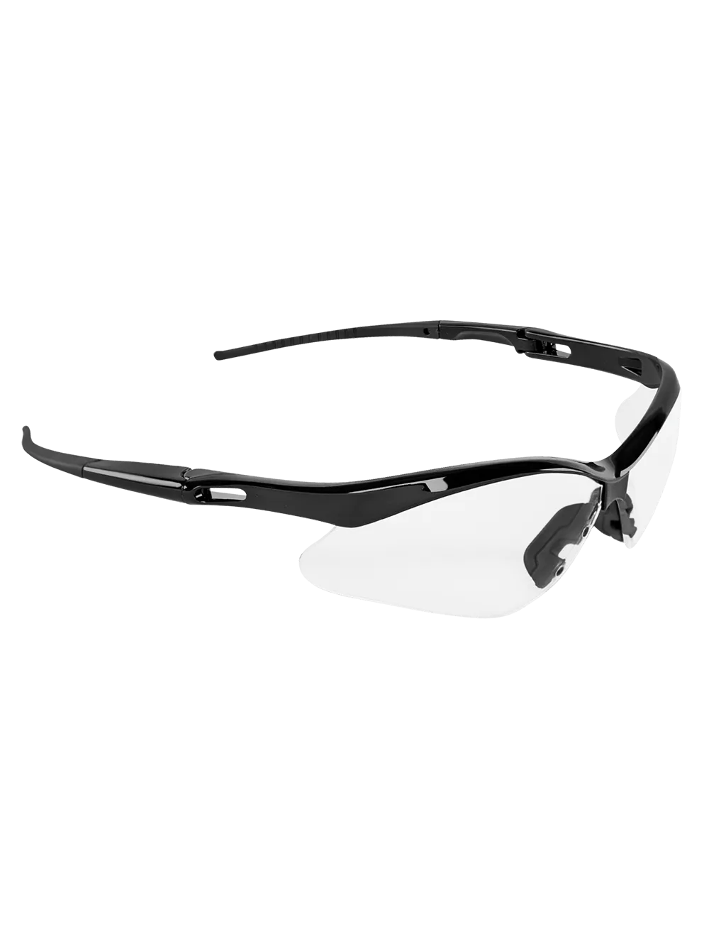 Spearfish® Clear Anti-Fog Lens, Shiny Black Frame Safety Glasses - BH2251AF