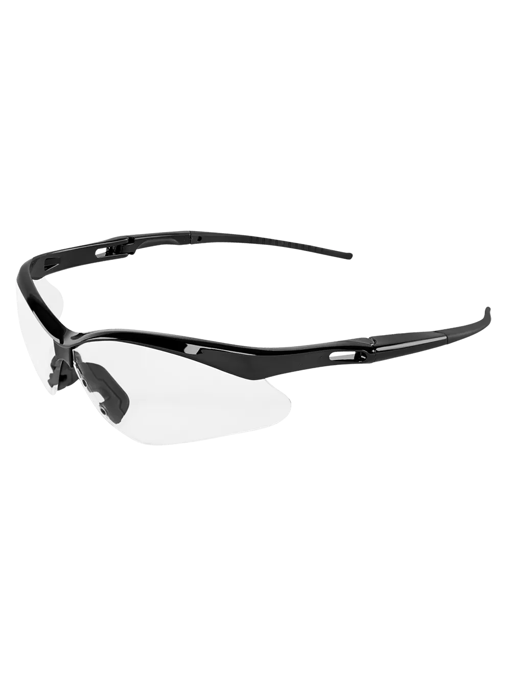 Spearfish® Clear Anti-Fog Lens, Shiny Black Frame Safety Glasses - BH2251AF