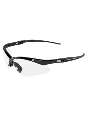 Spearfish® Clear Anti-Fog Lens, Shiny Black Frame Safety Glasses - BH2251AF