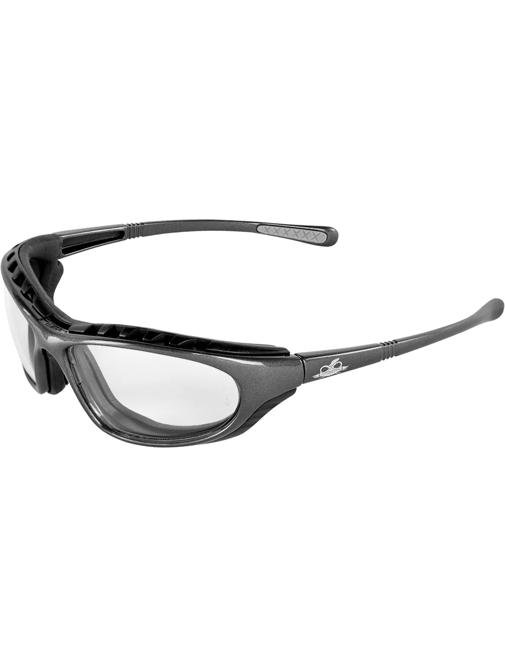 Steelhead® Clear Anti-Fog Lens, Shiny Pearl Gray Frame Safety Glasses - BH1391AF