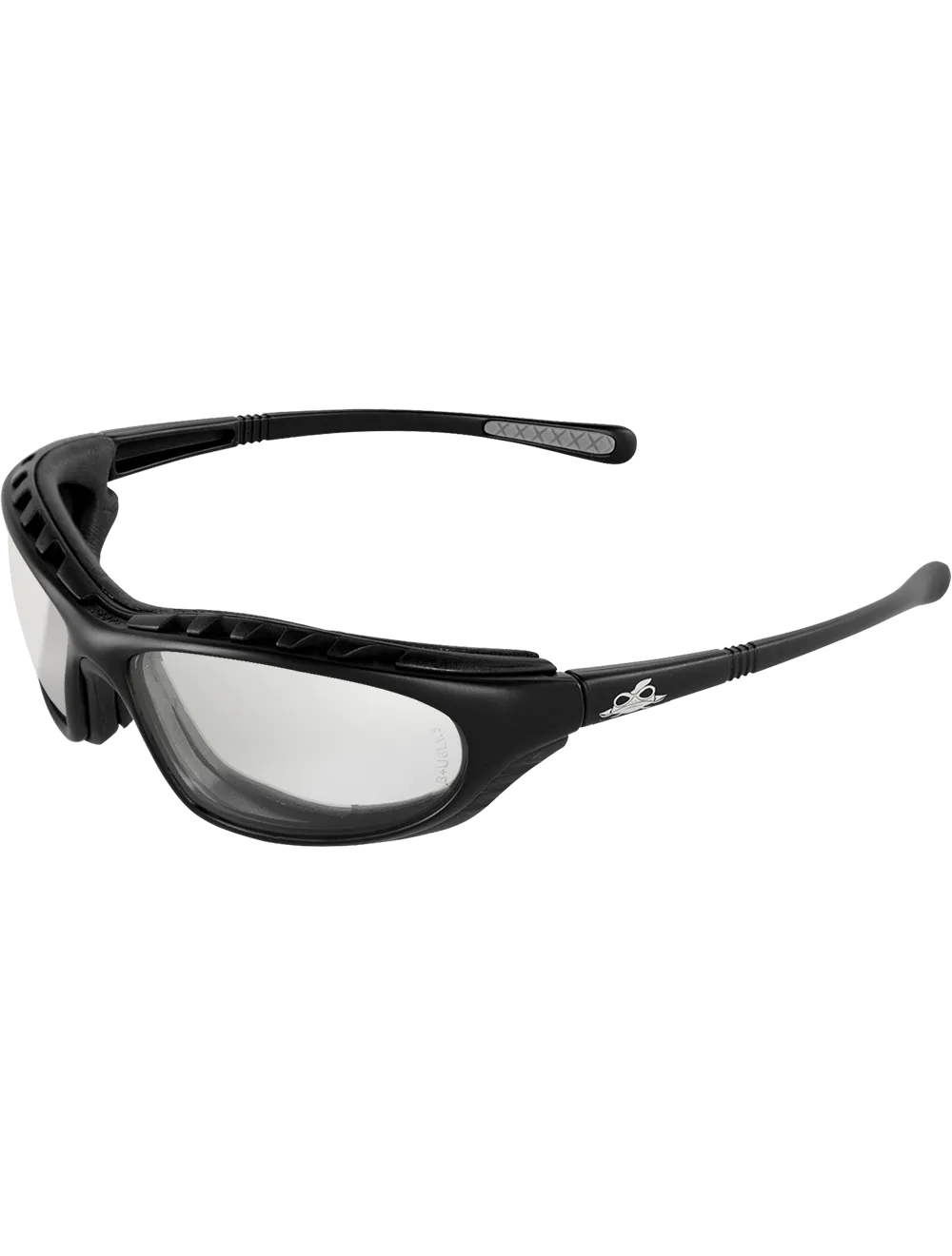 Steelhead® Indoor/Outdoor Anti-Fog Lens, Matte Black Frame Safety Glasses - BH1366AF