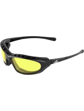 Steelhead® Yellow Anti-Fog Lens, Matte Black Frame Safety Glasses - LIMITED STOCK - BH1364AF