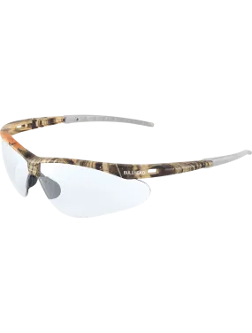 Stinger® Clear Anti-Fog Lens, Woodland Camouflage Frame Safety Glasses - BH6101AF