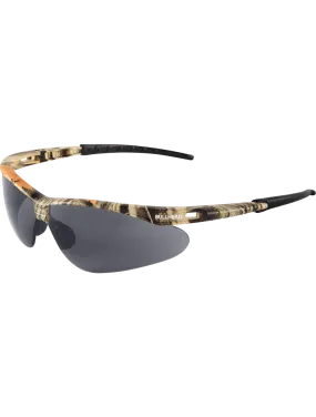 Stinger® Smoke Anti-Fog Lens, Woodland Camouflage Frame Safety Glasses - BH6103AF
