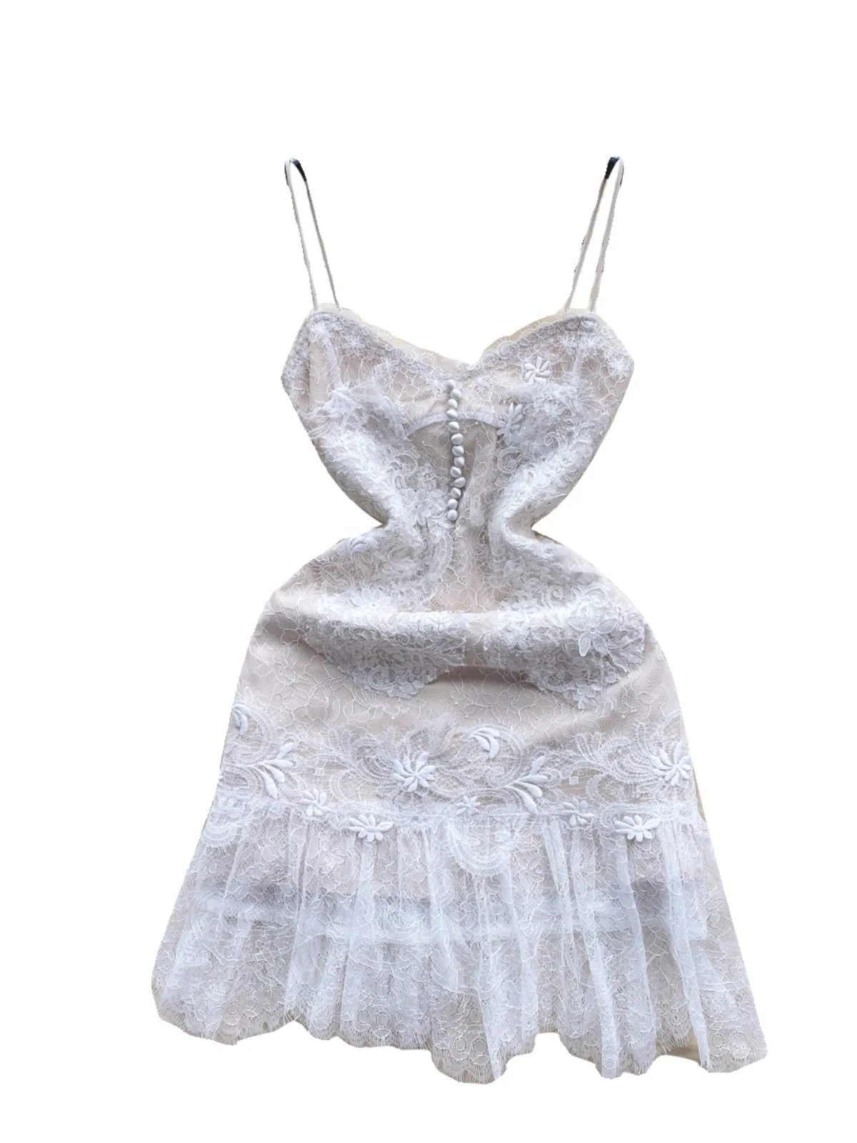 Sweetie Crochet Slip Bottoming Dress