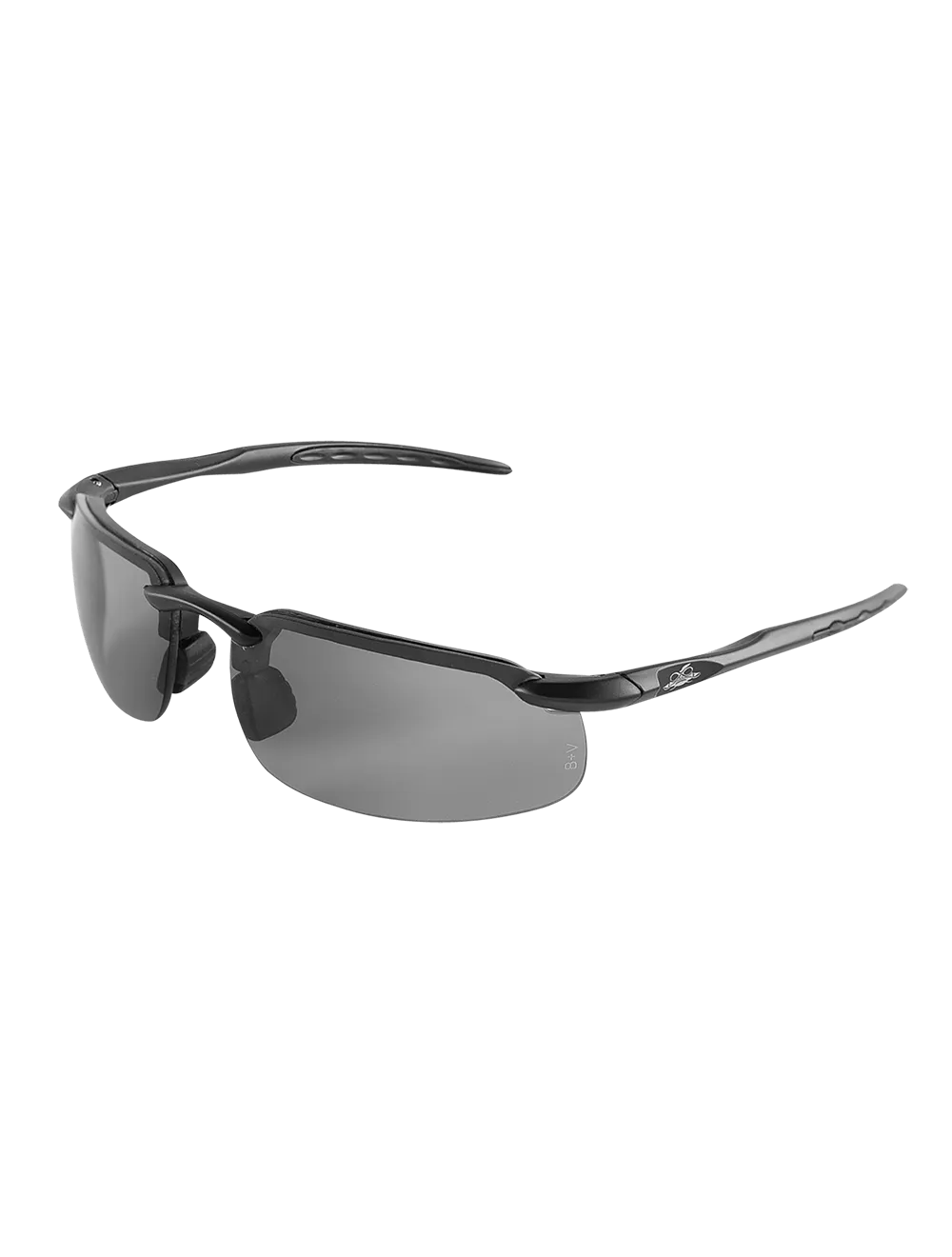 Swordfish® Variable Tint Anti-Fog Polarized Lens, Matte Black Frame Safety Glasses - BH1061213AF