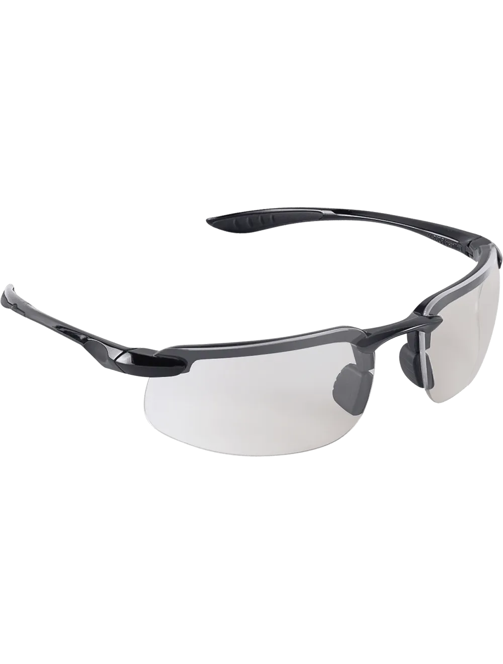 Swordfish®X Indoor/Outdoor Anti-Fog Lens, Shiny Black Frame Safety Glasses - LIMITED STOCK - BH2556AF