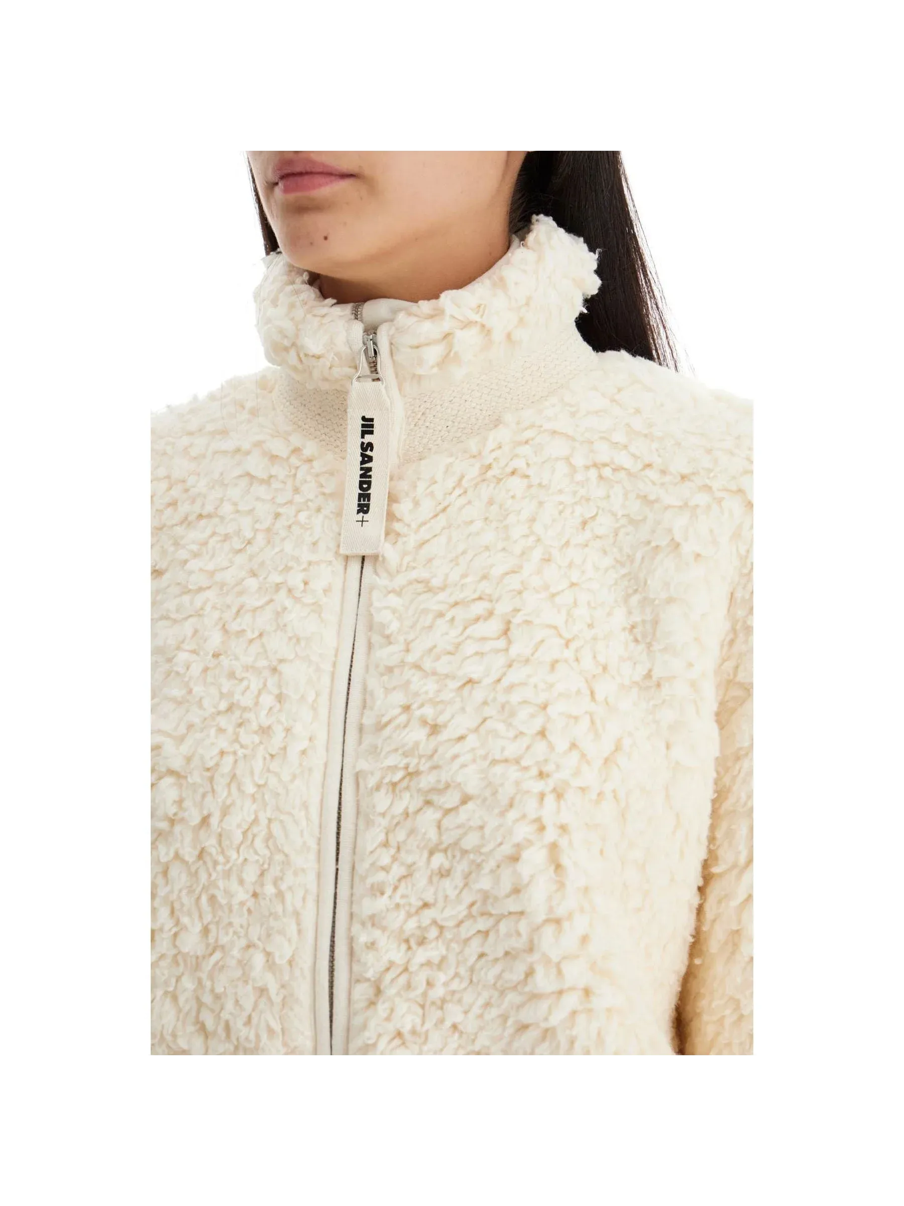 Teddy-Knit Wool Jacket