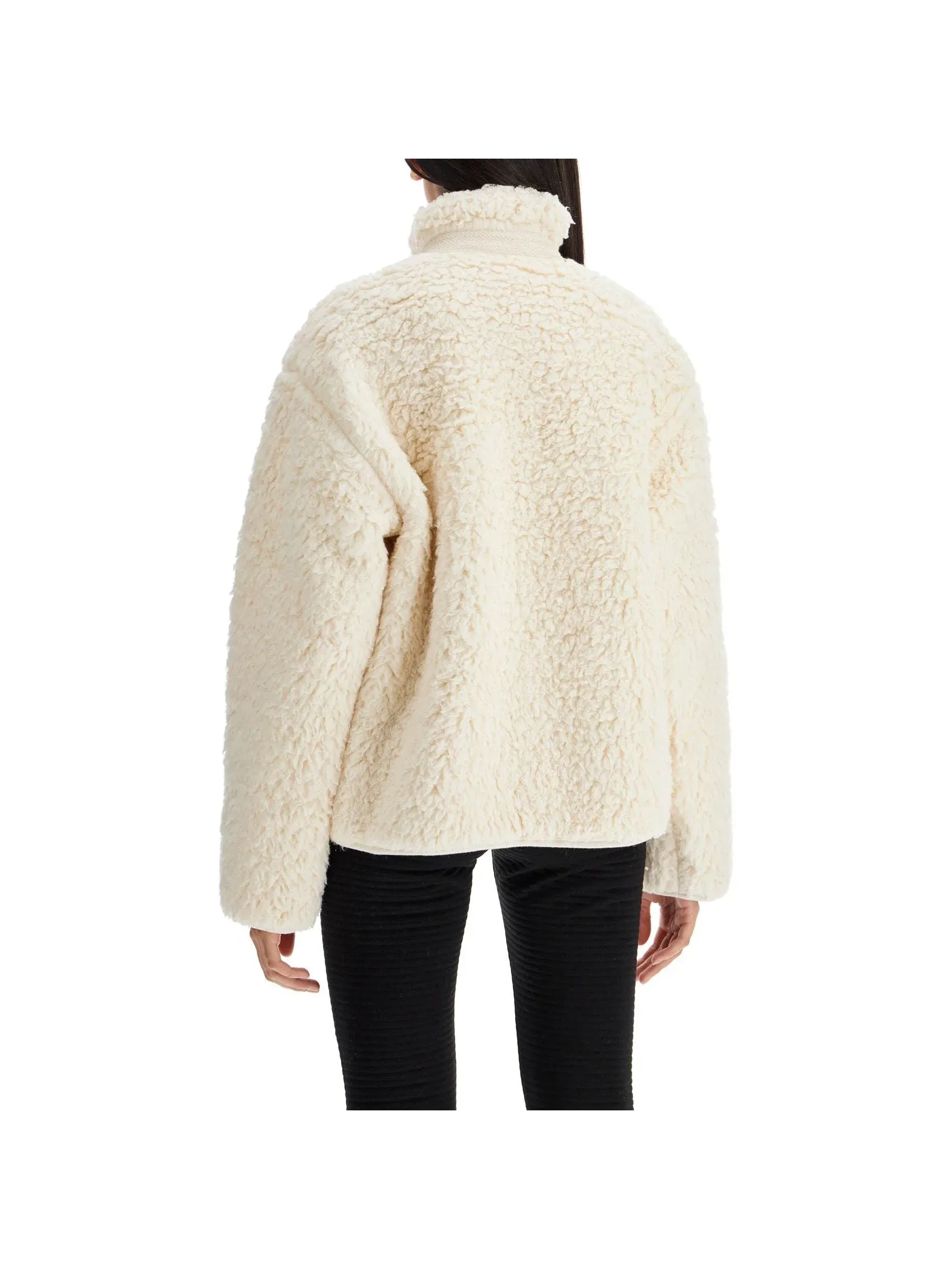 Teddy-Knit Wool Jacket