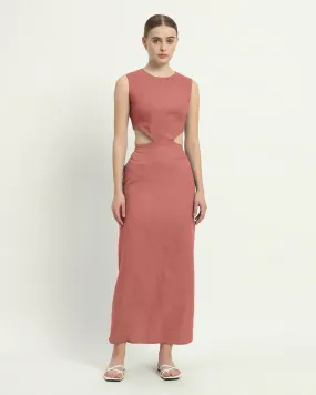 The Livingston  Ivory Pink  Cotton Dress